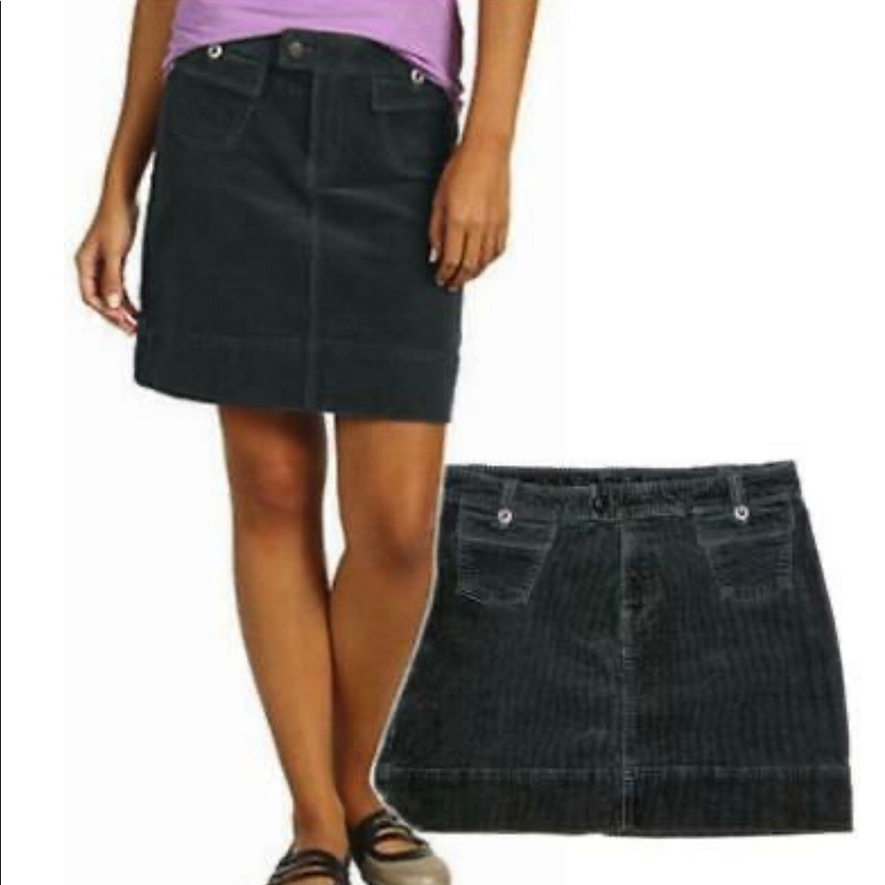 Patagonia Organic Cotton Corduroy Skirt Navy 4 Mini A-Line Skirt
